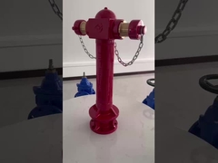 BS750 Vertikaler Brandschutzbrenner mit Rotfarbe PN16 Druck ISO9001 zertifiziert