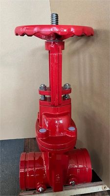 DN50-DN300 ANSI Rising Stem Soft Seat Groove Gate Valve