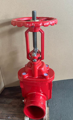 DN50-DN300 ANSI Rising Stem Soft Seat Groove Gate Valve