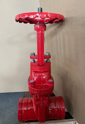 DN50-DN300 ANSI Rising Stem Soft Seat Groove Gate Valve