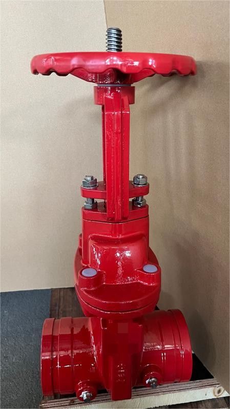 DN50-DN300 ANSI Rising Stem Soft Seat Groove Gate Valve